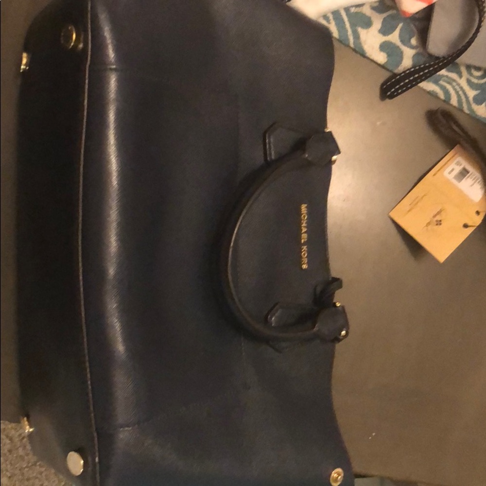Navy blue Michael Kors bag